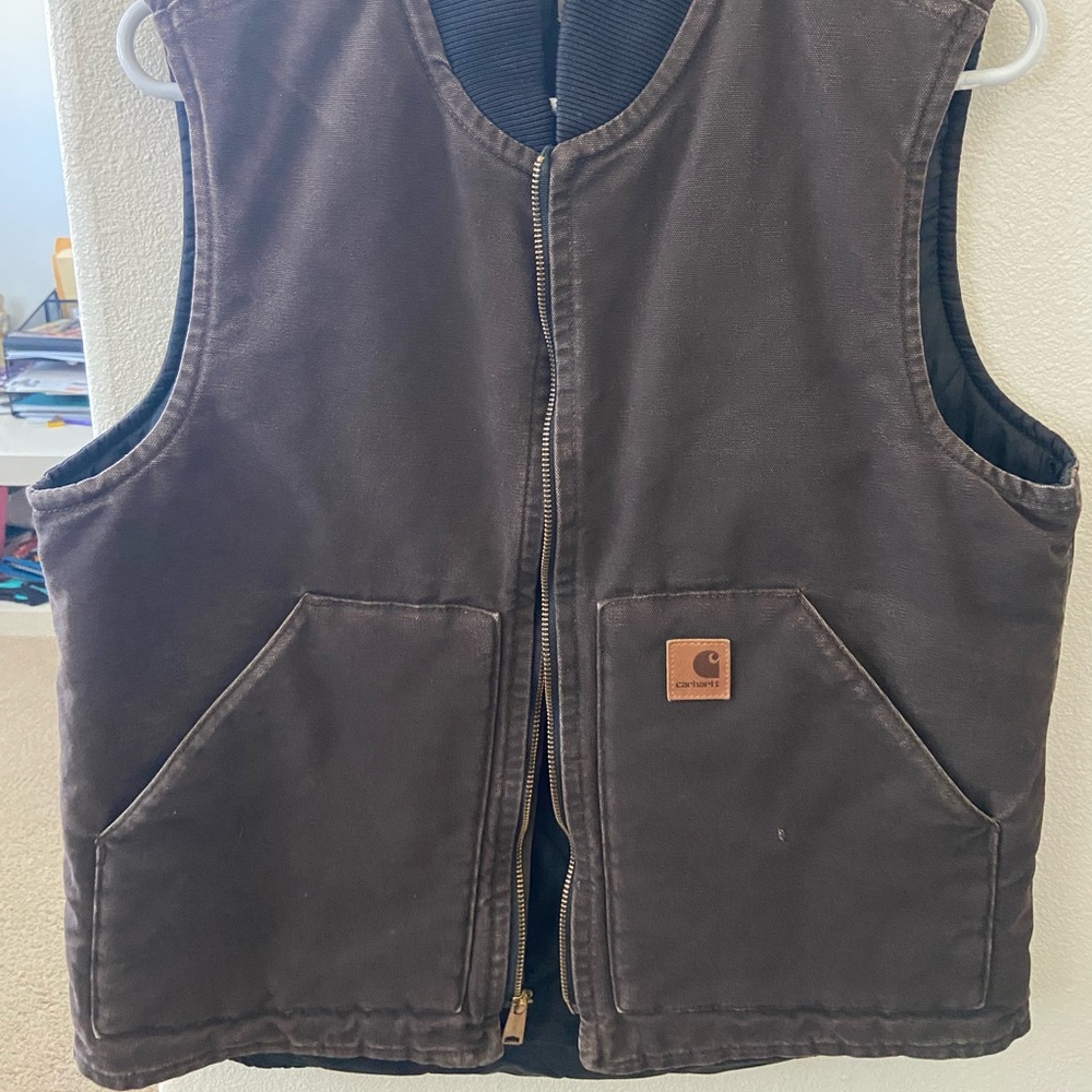 Carhartt mens medium brown vest